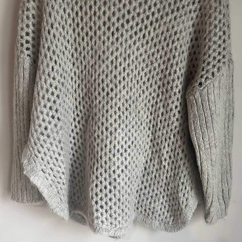 Reiss Fanella wool blend Roll Neck Cape Knit Jumper sweater - Picture 13 of 15